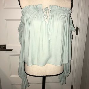 Off the Shoulder Peasant Top